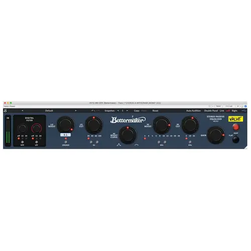 Bettermaker Valve Stereo Passive Equalizer 