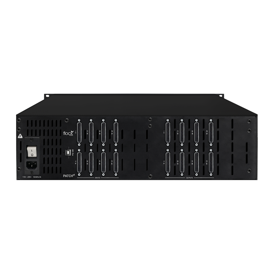 Flock Audio Patch VT 128 Channel (64 in / 64 out)