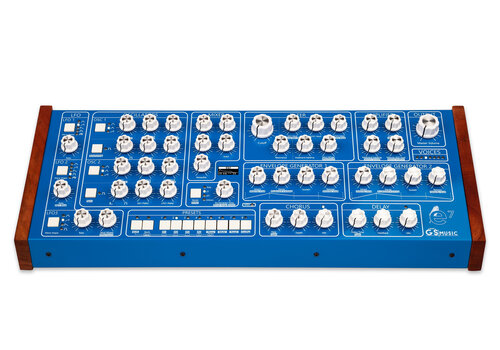 GS Music e7 Analog Polyphonic Synthesizer (blue) 