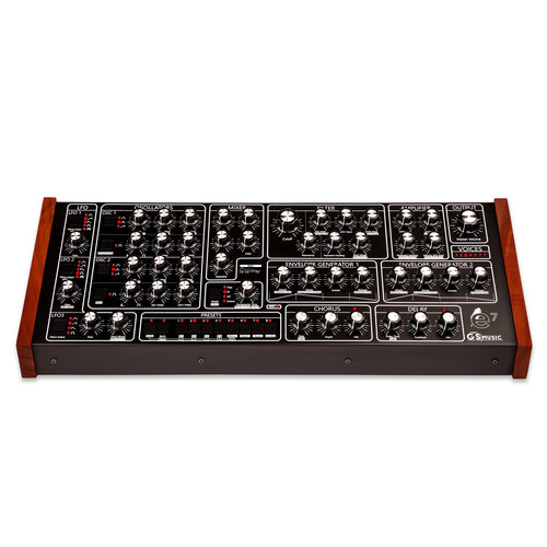 GS e7 Analog Polyphonic Synthesizer (black/red)  GS e7 Analog Polyphonic Synthesizer (black/red)