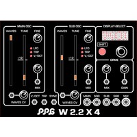 PPG W2.2x4 – Dual Wavetable Oscillator + Subbass / Overdrive / VCA