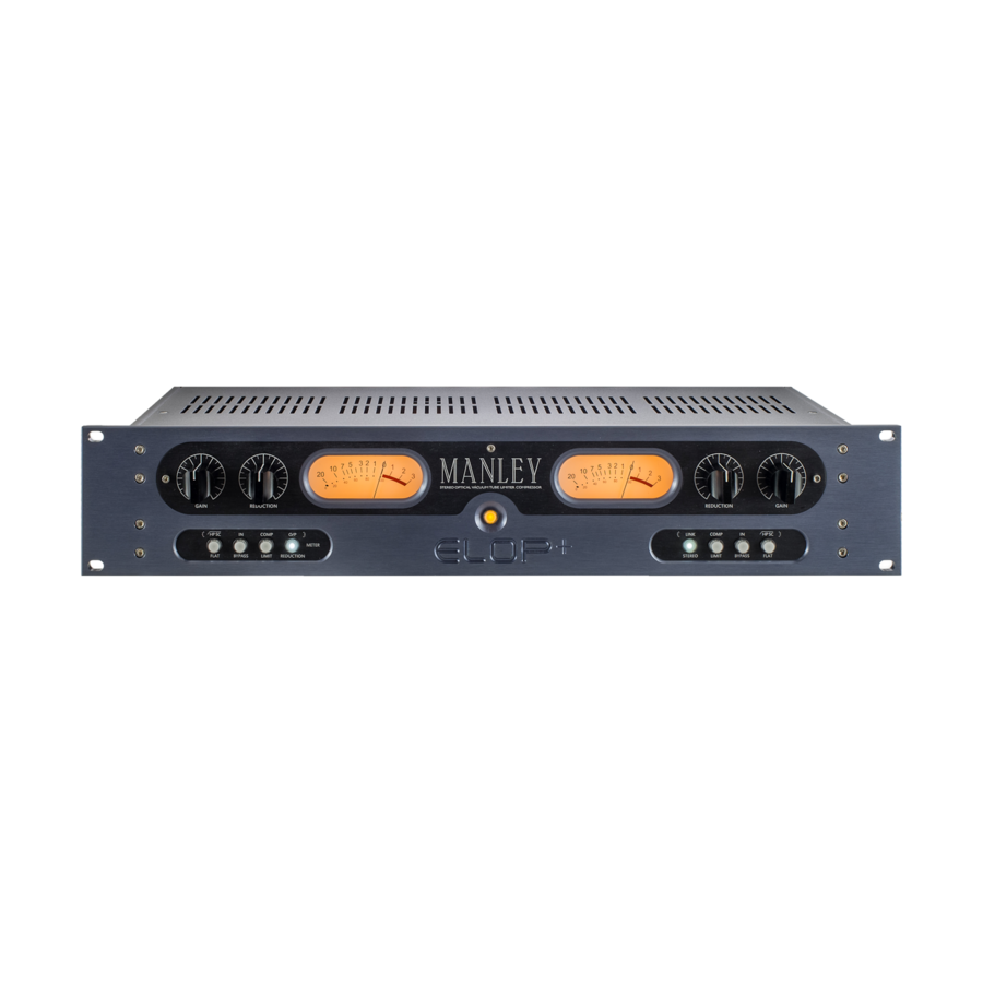 Manley Elop+ Stereo Limiter Compressor