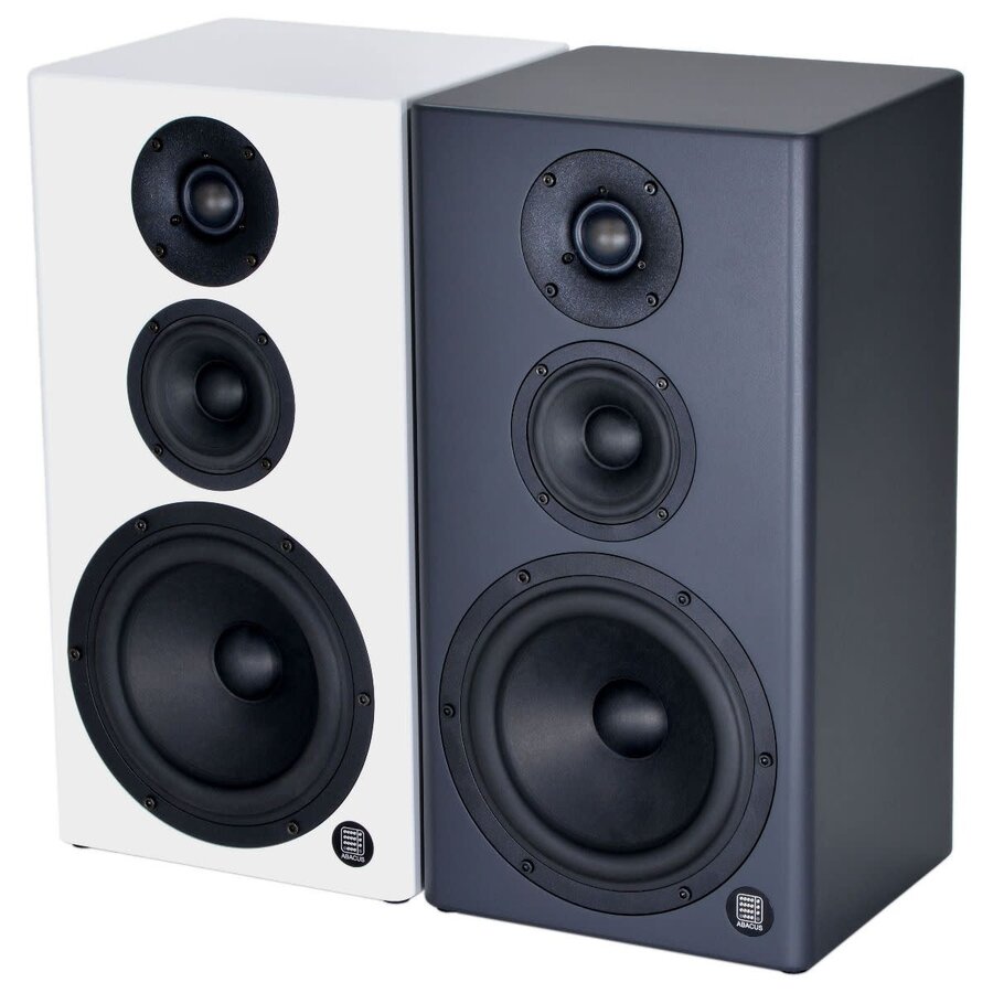 Abacus Mirra 15 White - Active 3-Way Studio Monitors (pair)