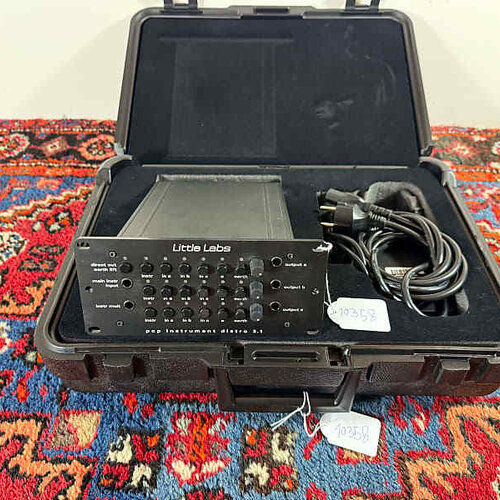 Little Labs pcp instrument distro 3.1 in flightcase w PSU 
