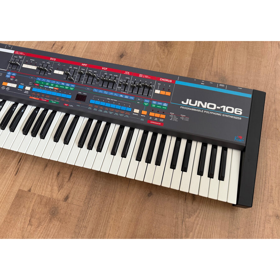 Roland Juno-106 Synthesizer with Kiwi upgrade