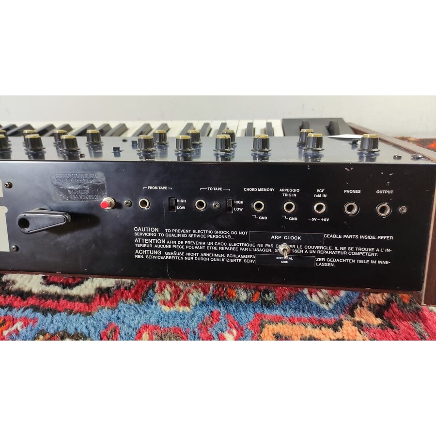 Korg Polysix + Kenton MIDI