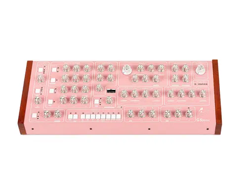 GS e7 Analog Polyphonic Synthesizer (pink)  GS e7 Analog Polyphonic Synthesizer (pink)