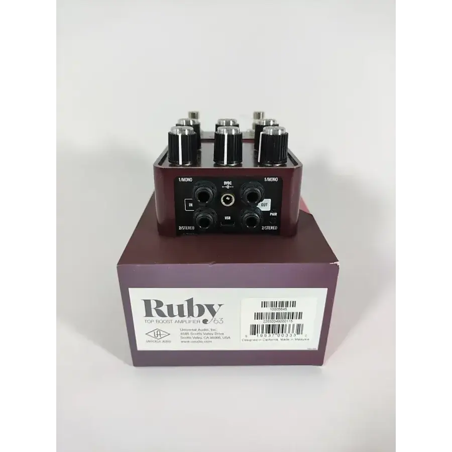 UA FX Ruby '63 Top Boost Amp Pedal