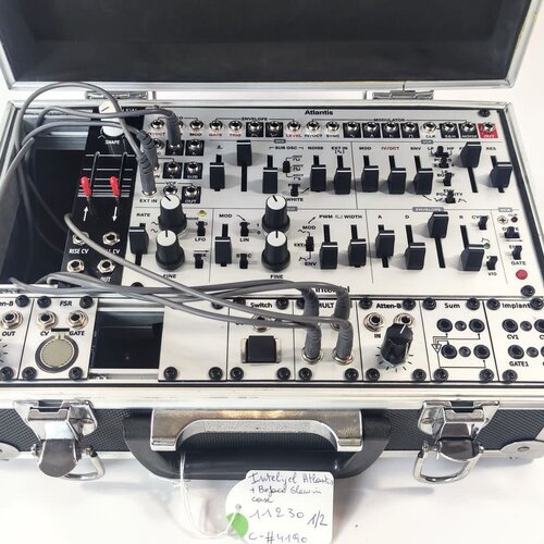 Intellijel Atlantis + Befaco Slew in case 