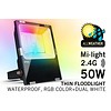 Mi·Light Mi·light 50W RGBW Kleur+Dual Wit breedstraler