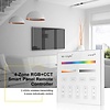 Mi·Light MiLight RGB+ DualWhite (RGB+CT) Touch Inbouw wandbediening, 4-zones, RF, 220V