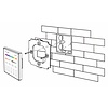 Mi·Light MiLight RGB+ DualWhite (RGB+CT) Touch Inbouw wandbediening, 4-zones, RF, 220V