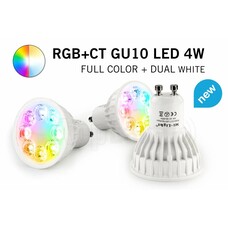 Mi·Light Mi-Light 4W RGBWW Kleur + Dual White Dimbaar GU10 LED Spot 220V