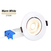 Mi·Light Mi-Light 6Watt Dimbaar Warm Wit 2700K LED Triac kantelbare Inbouwspot 220V. Mat Wit ⌀90mm