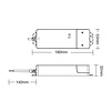Mi·Light Miboxer75W 24Volt Voeding en Controller in  één voor RGBW Kleuren Ledstrips