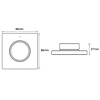 Mi·Light Zwarte draadloze LED draaiknop muurdimmer voor Miboxe Triac dimmer module en LED controllers