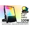 Mi·Light Zigbee 3.0 + RF 2.4GHz LED Breedstraler Mi-Light 100W RGBW Kleur+Dual Wit