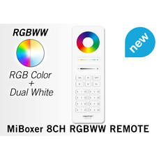 Mi·Light C8 Witte Touch Remote RGB+CCT (Dual White) Mi-Light RGBWW met 8-kanalen | C8-W