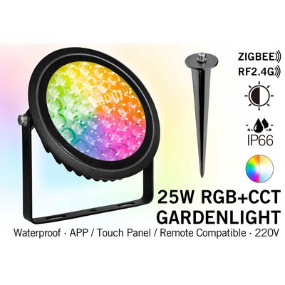 Mi·Light Mi-light Zigbee 3.0 + RF RGB+CCT LED Prikspot Tuin 220V IP66 25W