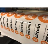Bitcoin sticker set rond