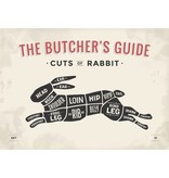 Set butcher cuts stickers (12x)