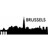Brussel Skyline Muursticker