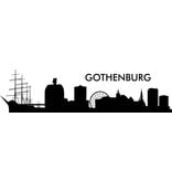 Gothenburg Skyline Muursticker