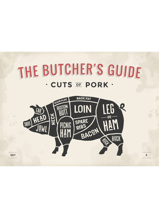 RoughMark Varken Sticker cuts of pork BBQ