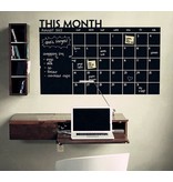 Schoolbordsticker maandplanner