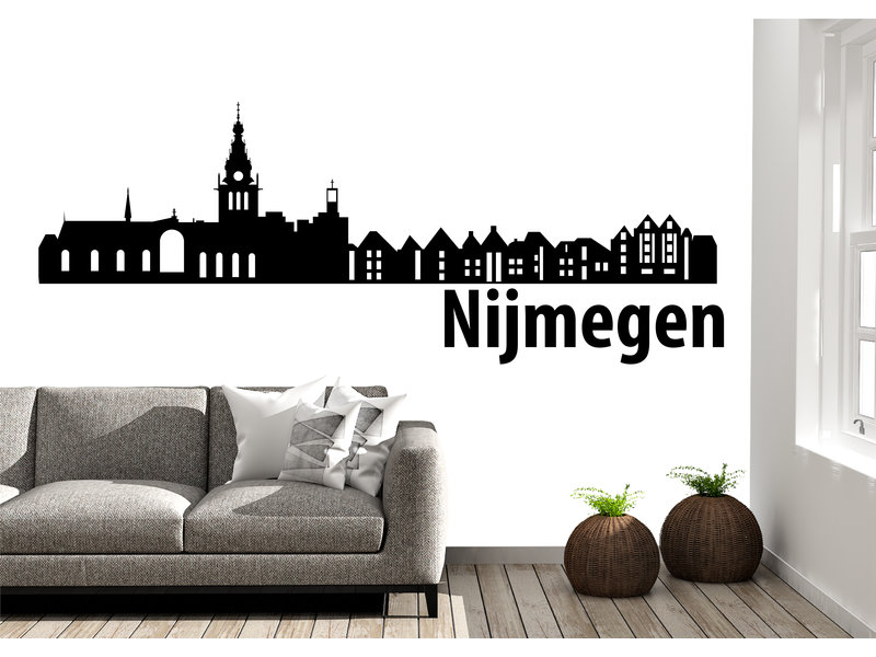 Nijmegen Skyline Muursticker