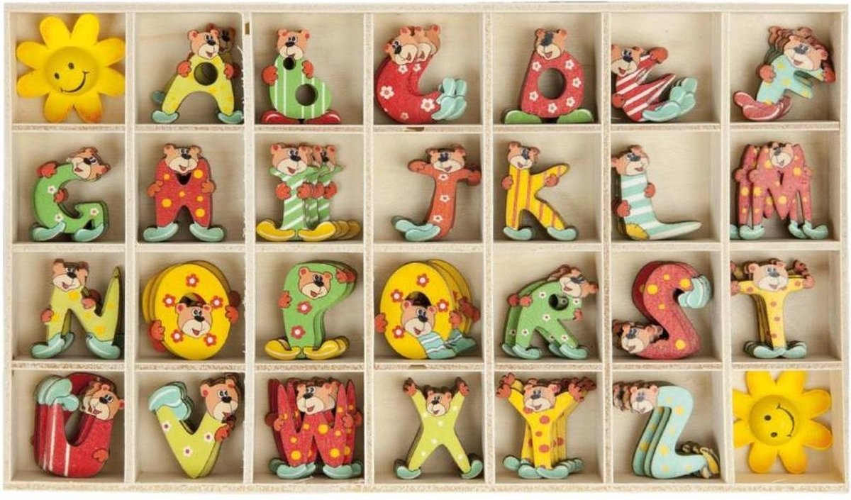 snel Arashigaoka klok Houten letters alfabet kleur - Versierendoejezo.nl Winkel (B2C&B2B) |  Atelier | Creatief ontwerp bureau