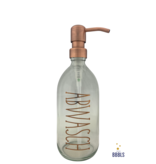 BBBLS® Glazen fles koper 'Abwasch' premium -500ml