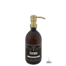 BBBLS® Bruin PET fles apotheek label 'Creme' premium goud-500ml