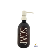 BBBLS® Bruin PET fles wit 'Soap' premium -500ml