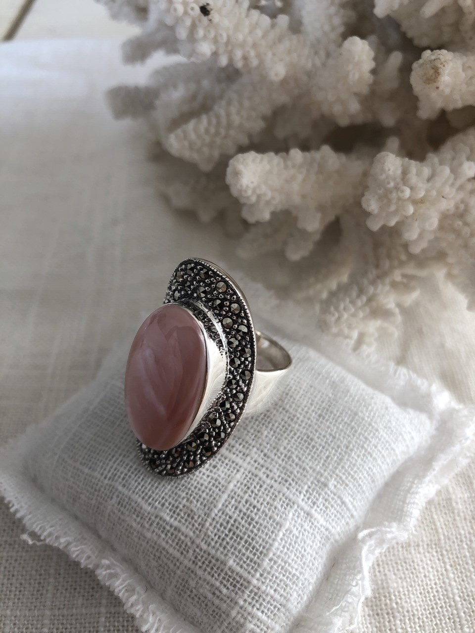 Rosenquarz Ring Louise Madeleine
