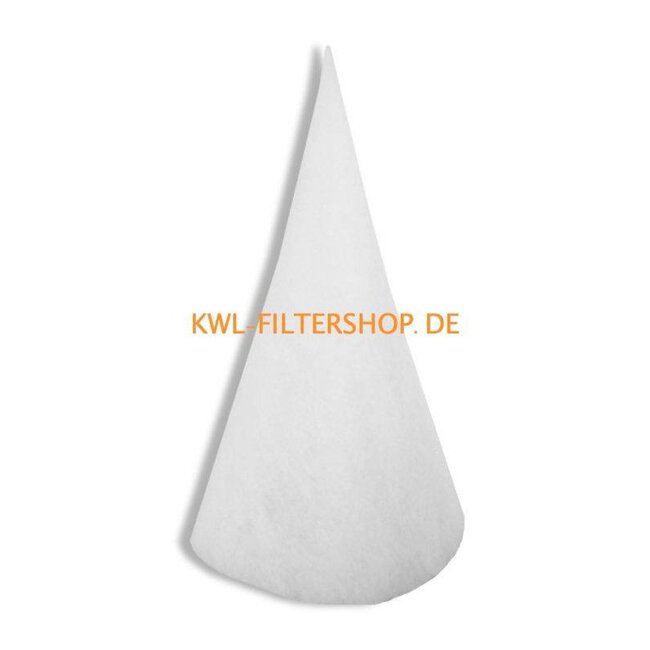 Kegelfilter voor aanzuigzuil DN 250 - 600mm lang Klasse G4