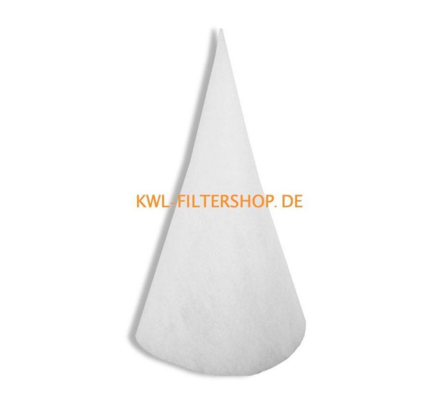 Kegelfilter voor aanzuigzuil DN 250 - 600mm lang Klasse G4