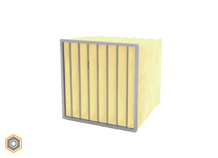 Synthetische zakkenfilters van eigen fabrikaat F9 - ePM1 85%