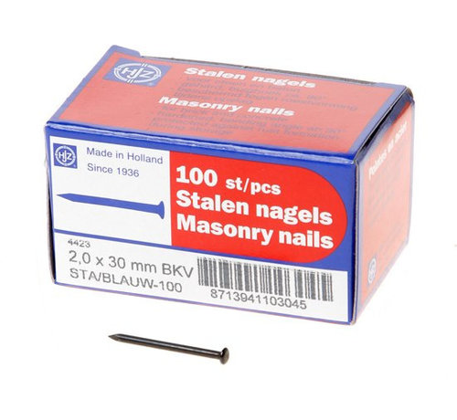 Steel nail blue ball head 3.0x40 - 1kg