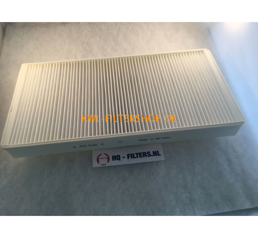 Replacement air filter for ELF-KWL EC 500/7