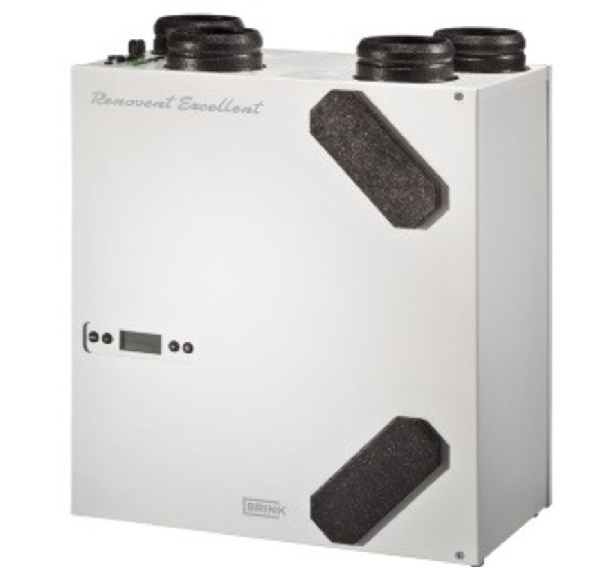 Renovent Small en Renovent Excellent 180 | Kohlefilter (Kohle)