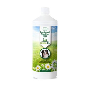 Green XL Dog Kennel Cleaner  + Dog Kennel Stabiliser