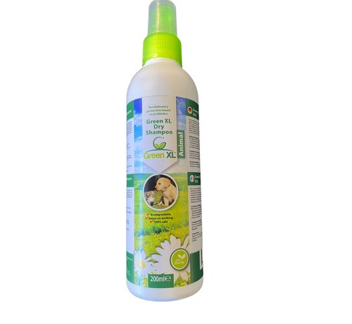 Green XL Dog Dry Shampoo