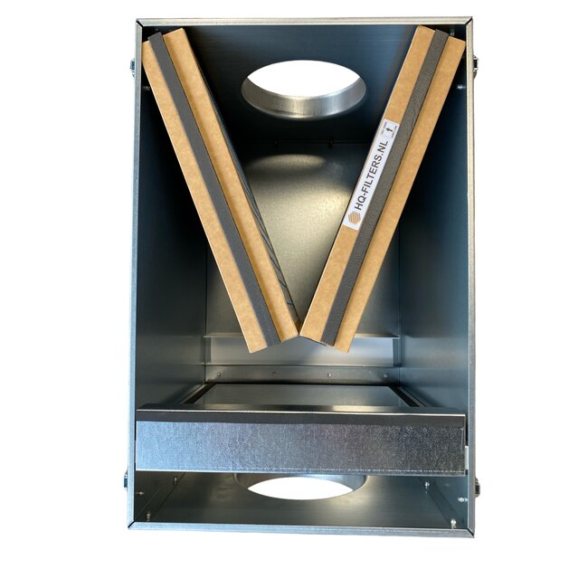 Airclean filterbox HQ 607 - met diverse slang aansluitingen