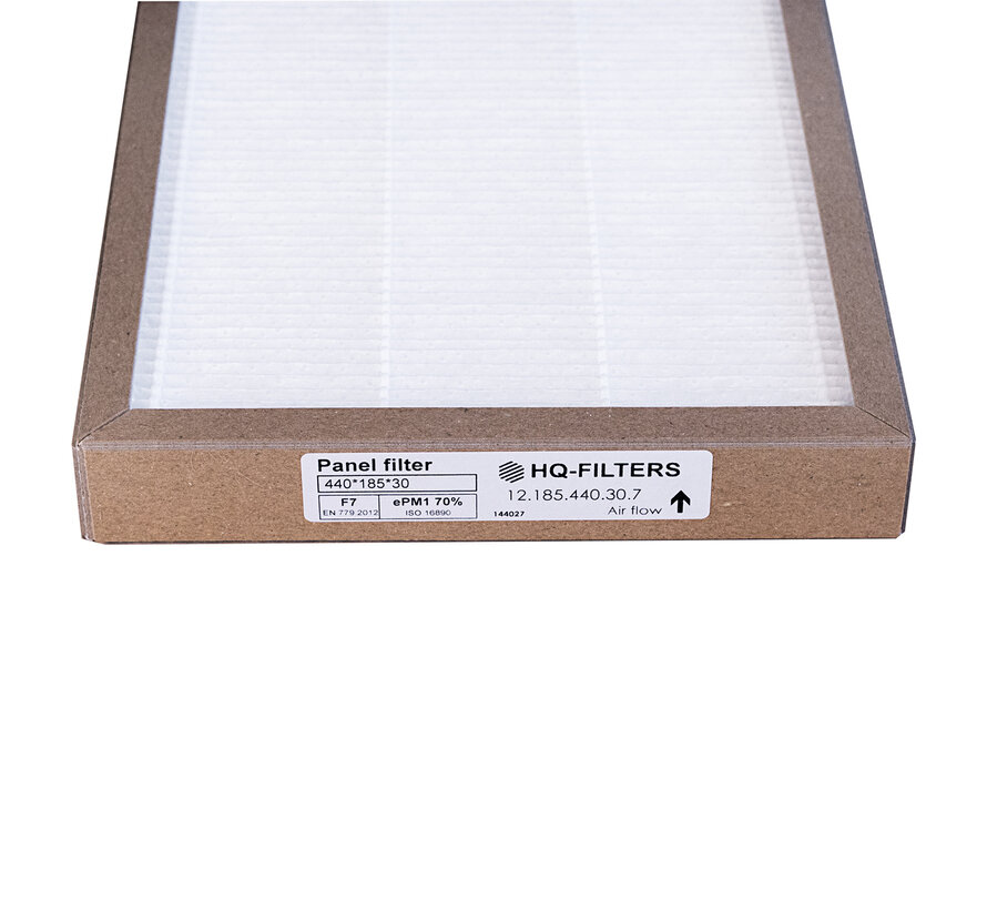 NIBE pollenfilter SAM 40  - F7 -185x440x30 mm.