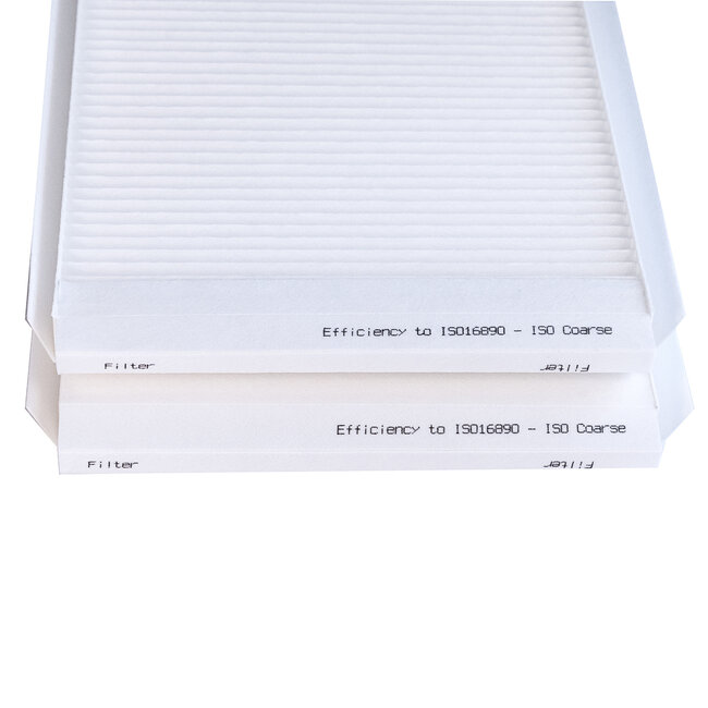 Itho Daalderop HRU 400 filterset – 2 stuks | G4 | 180×535×20 mm | HQ-Filters Huismerk | ISO Coarse 65% | Compatibel met 05-00650