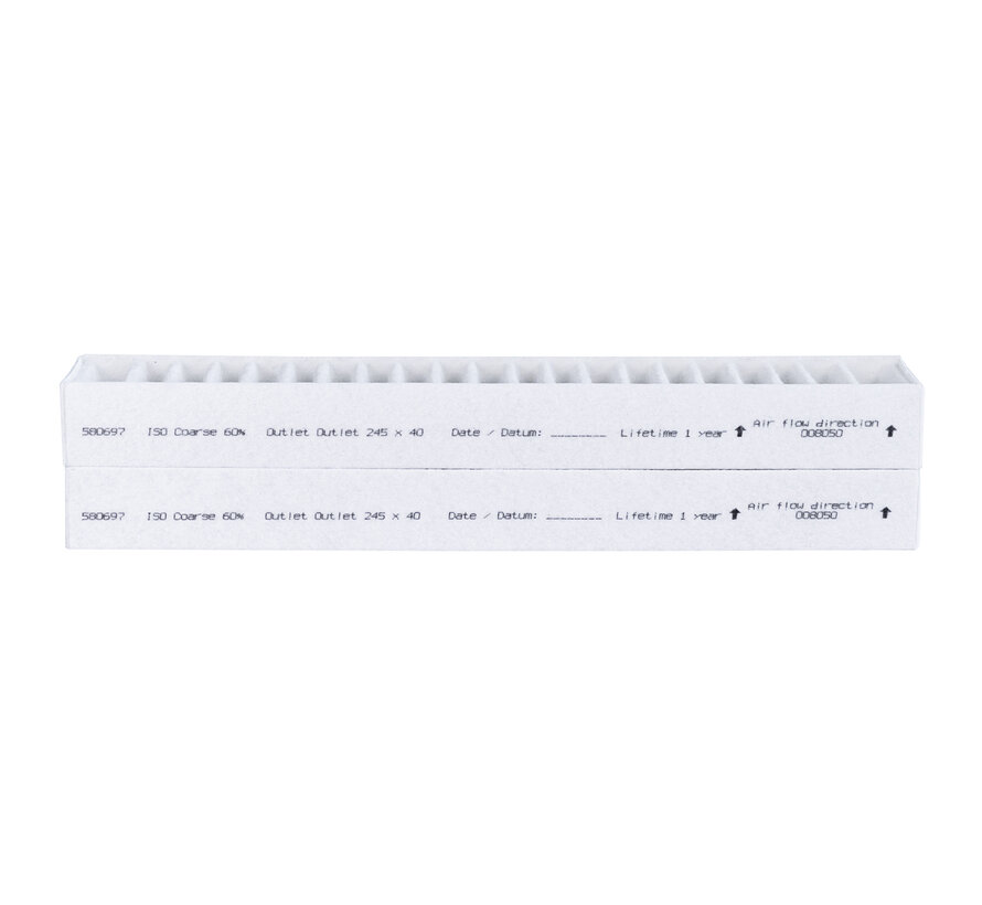 Brink Air 70 Filter | Filterklasse G4 | Set van 3 huismerk filters