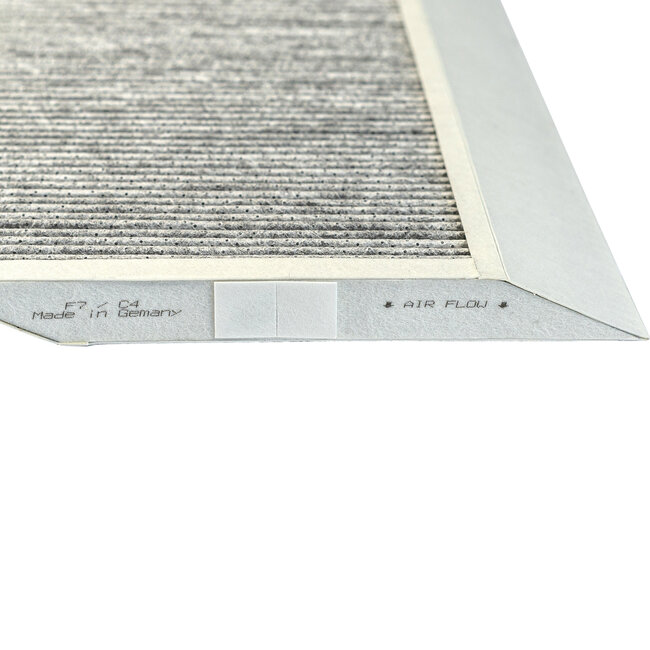 Brink Flair 300 / 400 Koolstoffilter F7 – HQ-Filters Huismerk – 510×245 mm – ISO ePM1 – Z-line schuine zijden – Compatibel met 532704