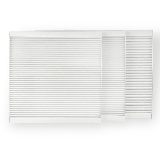 Vasco DX4/DX5/DX6 filterset – 3 stuks | G4+G4+F7 | 275×275×20 mm | HQ-Filters huismerk