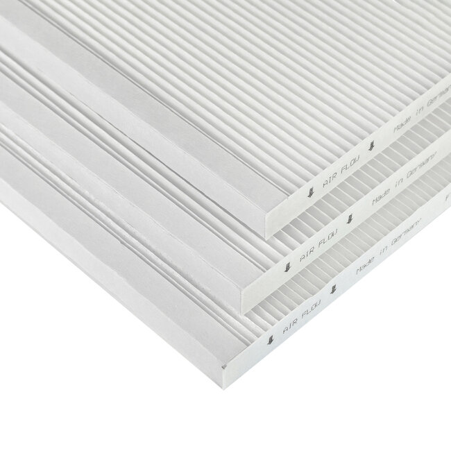 Vasco DX4/DX5/DX6 filterset – 3 stuks | G4+G4+F7 | 275×275×20 mm | HQ-Filters huismerk